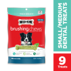 slide 1 of 13, Milk-Bone Sm/Med Fresh Breath Brushing Chews 9Ct, 7.1 oz