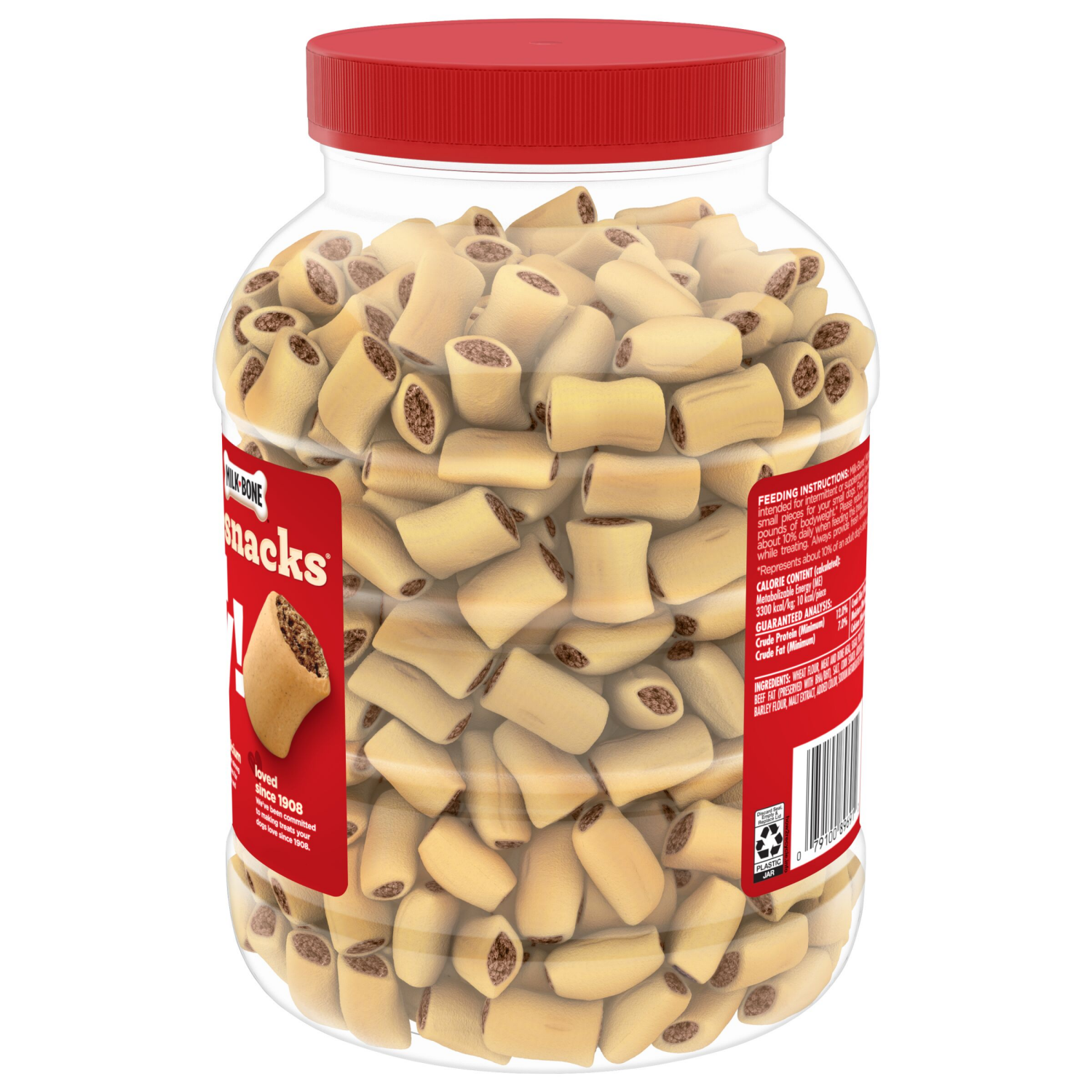 slide 6 of 7, Milk-Bone Marosnacks Dog Treat with Peanut Butter Flavor - 40oz, 40 oz