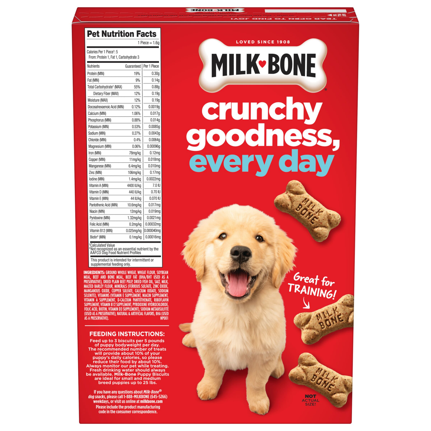 slide 4 of 7, Milk-Bone Puppy Dog Snacks 1 16 oz, 16 oz