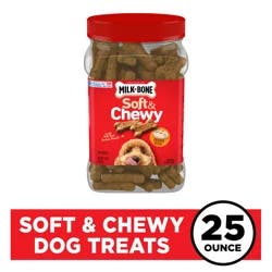 Milk-Bone Soft and Chewy Dog Treats, Chicken Recipe With Chicken Breast, 25oz Bag