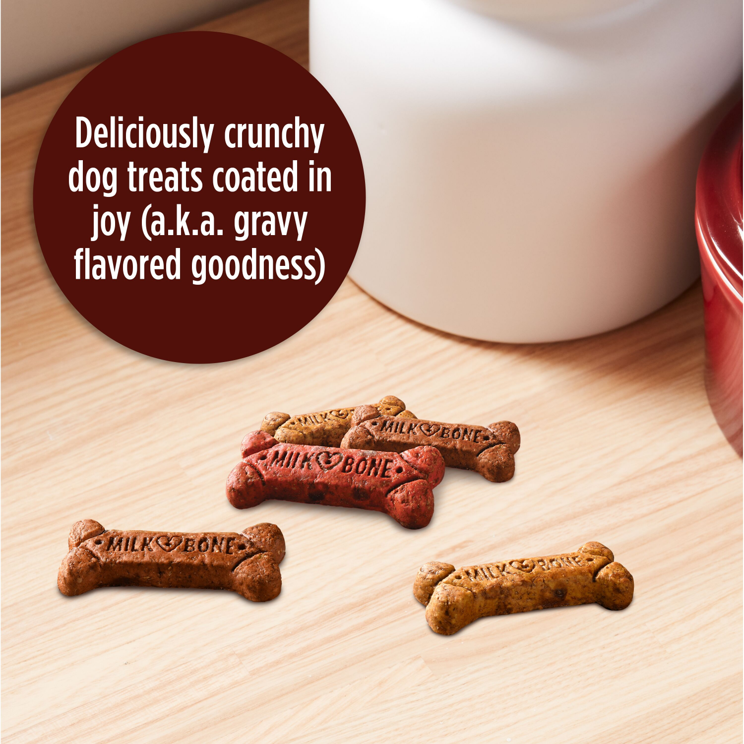 slide 5 of 7, Milk-Bone GravyBones Dog Biscuits, Small Dog Treats, 7 lb., 7 lb