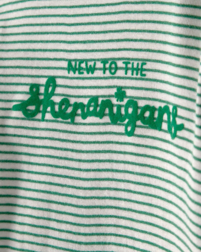 slide 4 of 6, Carter's Baby St. Patrick's Day 2-Piece Striped Long-Sleeve Bodysuit & Pant Set - Green/White Green 6M, 2 pc