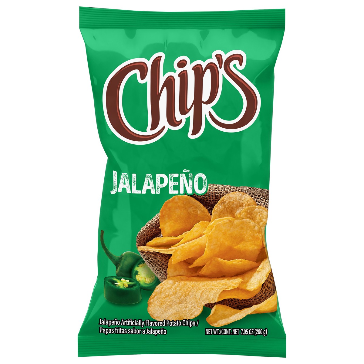 slide 4 of 4, Chip's Jalapeno Potato Chips 7.05 oz, 7.05 oz