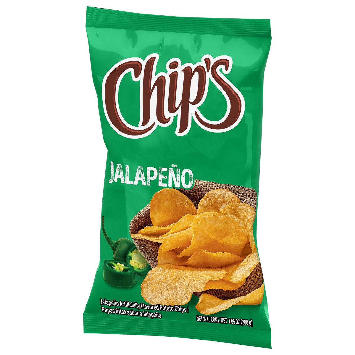slide 2 of 4, Chip's Jalapeno Potato Chips 7.05 oz, 7.05 oz