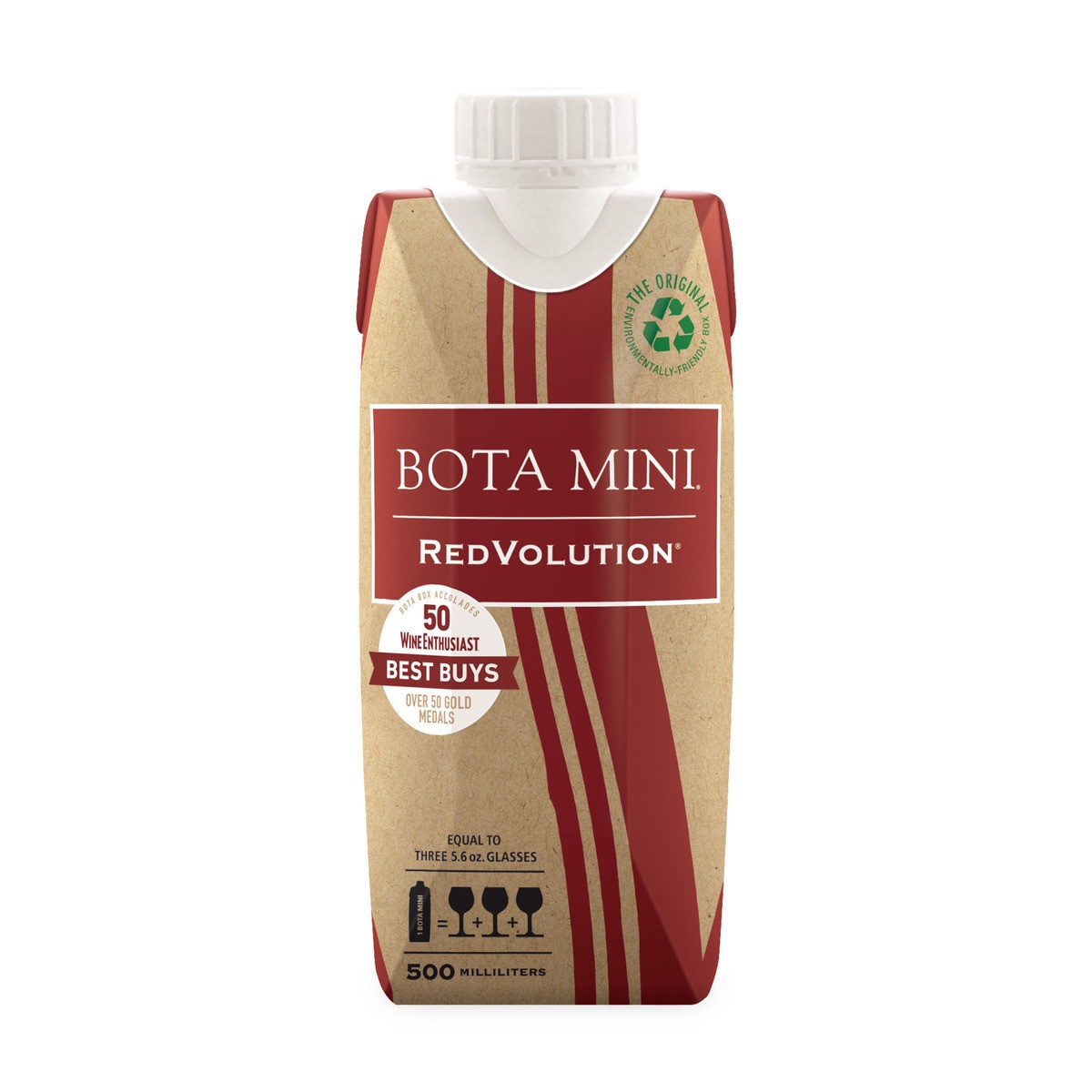 slide 1 of 9, Bota Box Redvolution, 500 ml