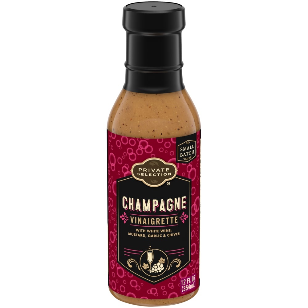 slide 1 of 1, Private Selection Chagne Vinaigrette Dressing, 12 fl oz