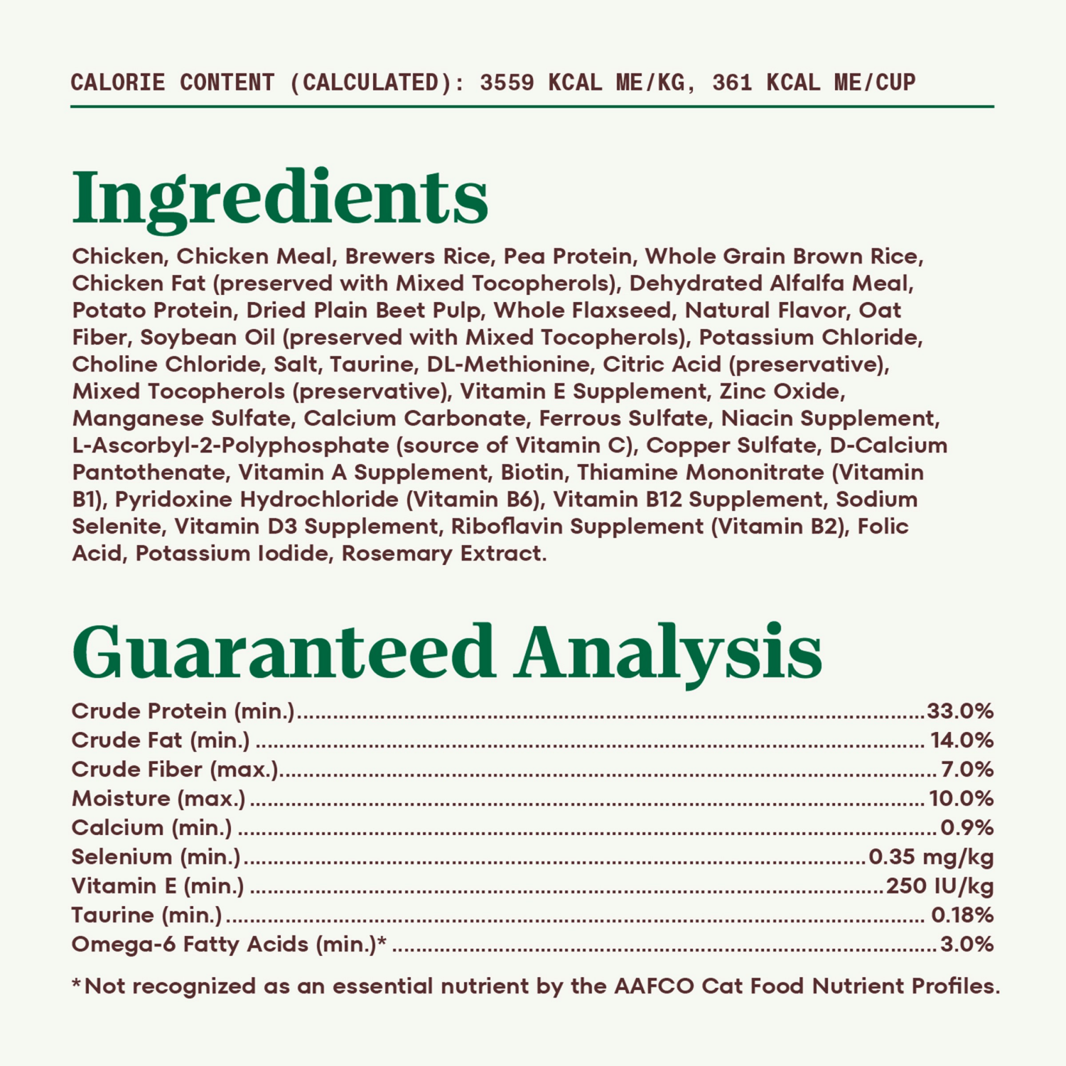 slide 8 of 8, Nutro Wholesome Essentials Natural Indoor Adult 1+ Years Chicken & Brown Rice Recipe Cat Food 14 lb, 14 lb