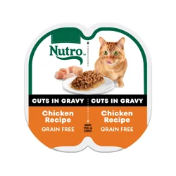 Nutro Grain Free Cuts in Gravy Chicken Recipe Cat Food 2 - 37.5 g Packs