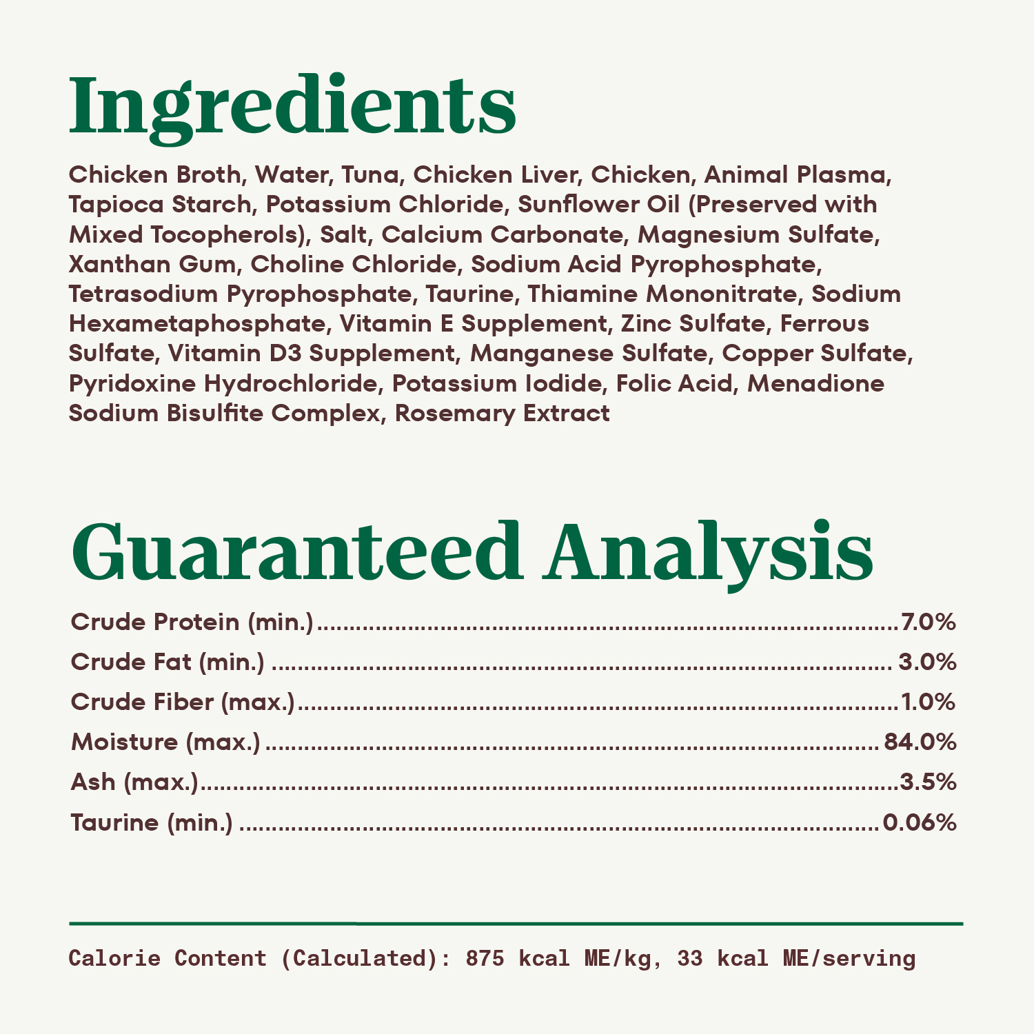 slide 8 of 8, Nutro Grain Free Cuts in Gravy Tuna Recipe Cat Food 2 - 37.5 g Packs, 2 ct