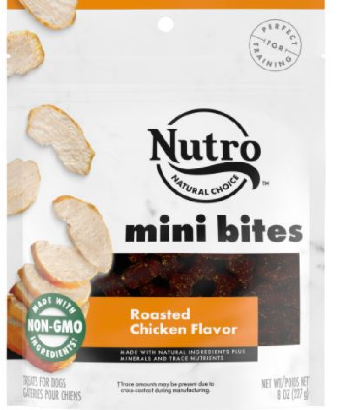 slide 1 of 13, Nutro Mini Bites Roasted Chicken Flavor Treats for Dogs 8 oz, 8 oz