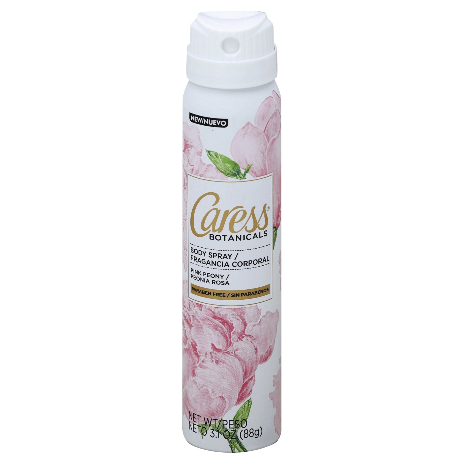 slide 1 of 1, Caress Body Spray - Pink Peony, 3.1 fl oz