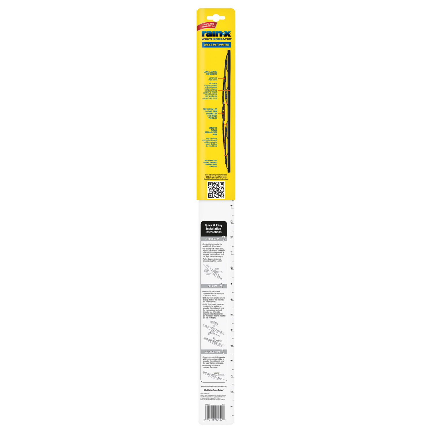 slide 2 of 5, Rain-X 21" Weatherbeater Wiper Blades, 21 in
