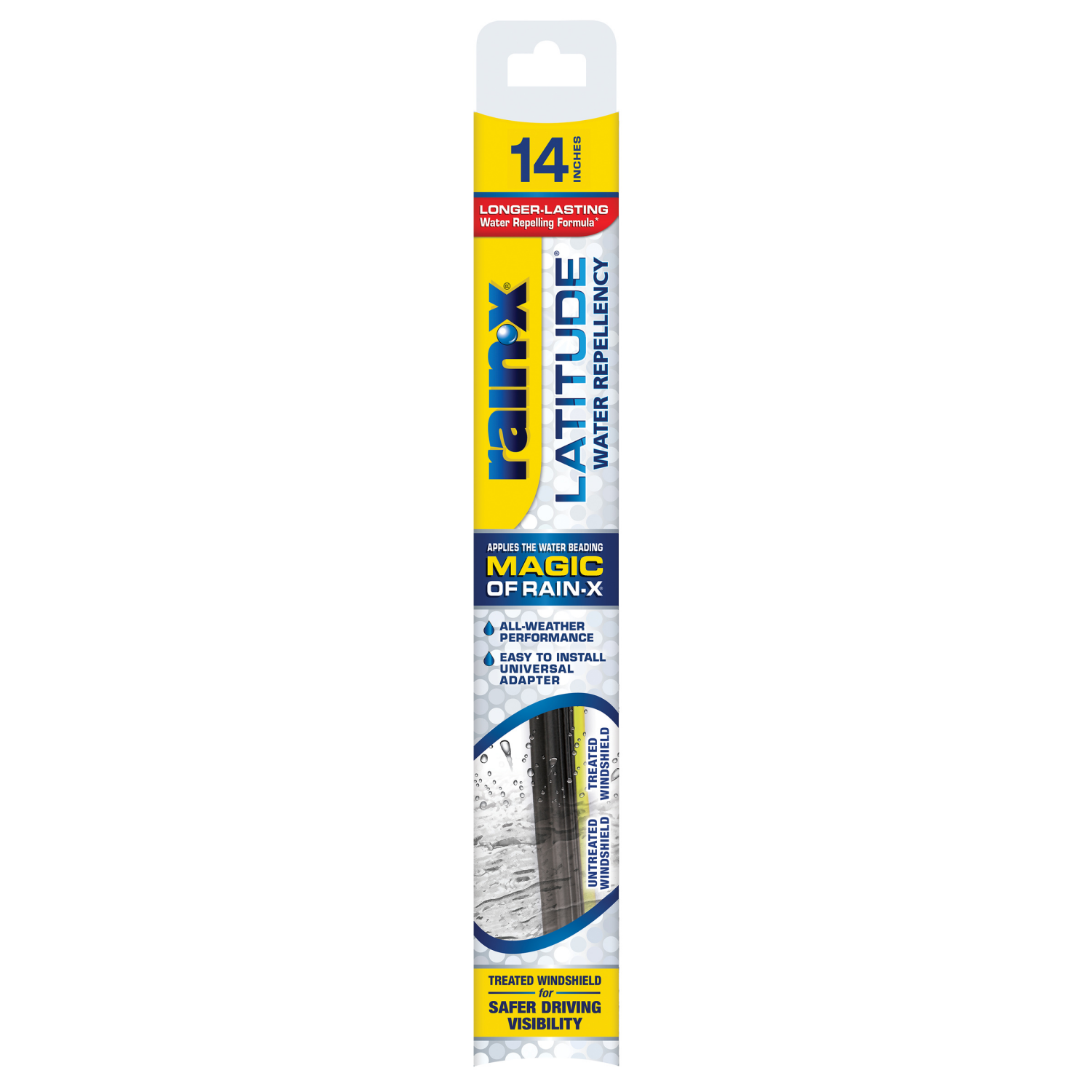 slide 1 of 1, Rain-X 14 Inch Latitude Windshield Wiper Blade, 1 ct