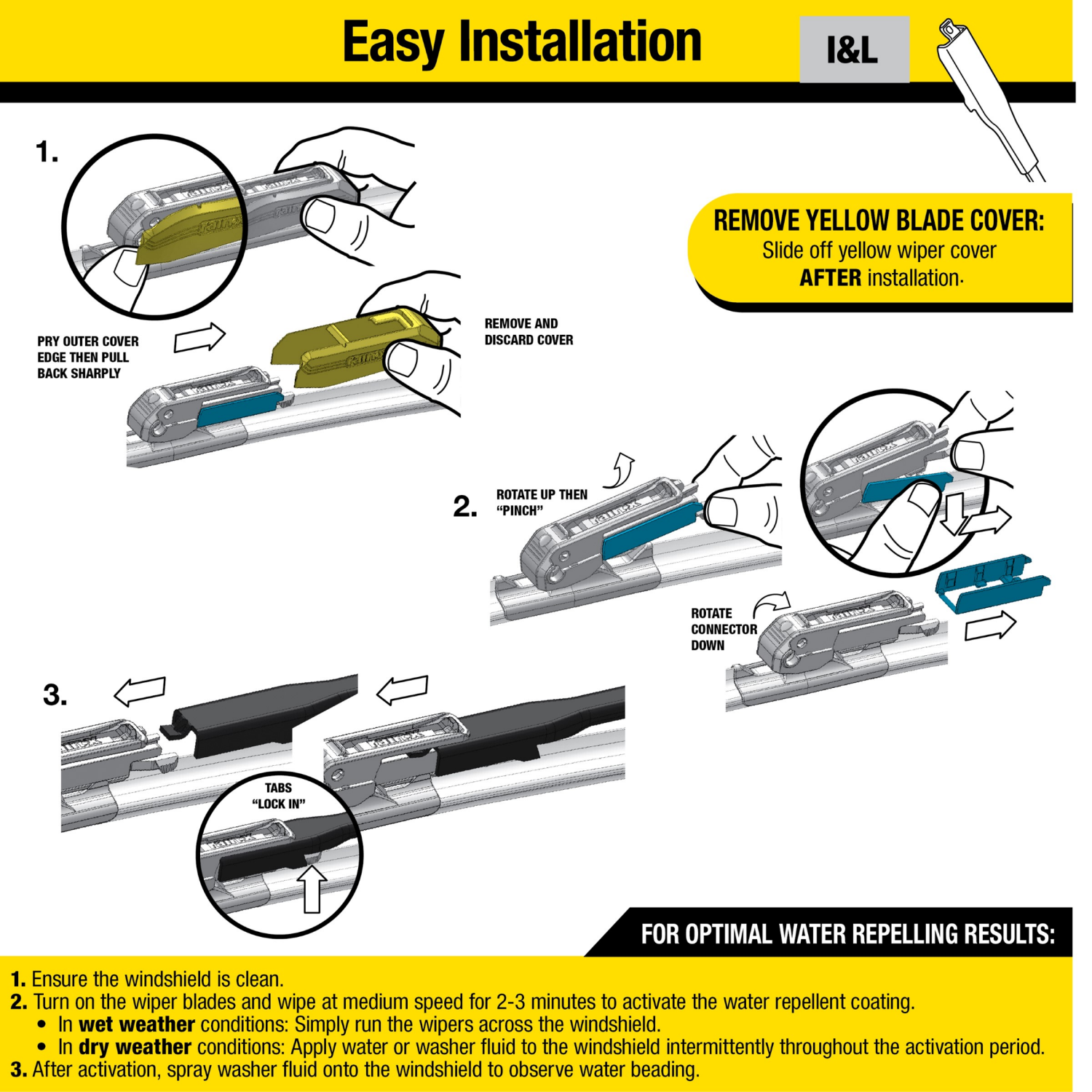 slide 7 of 8, Rain-X 14 Inch Latitude Windshield Wiper Blade, 1 ct
