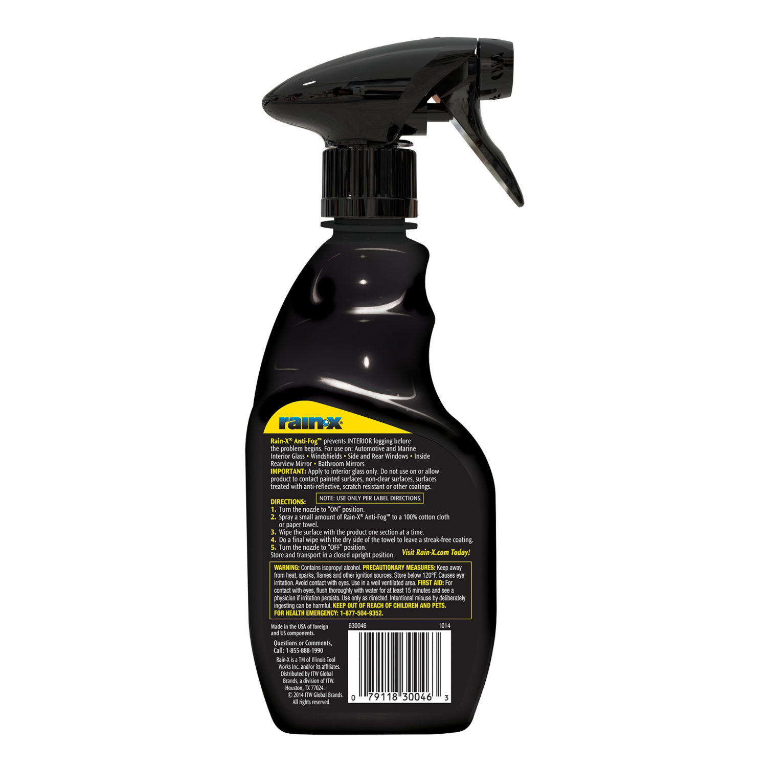 slide 2 of 5, Rain X Interior Glass Anti-Fog Spray, 16 oz