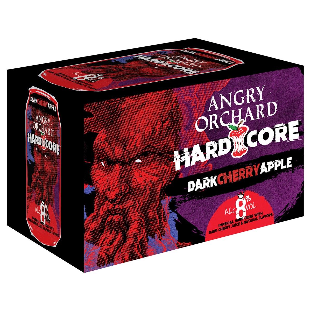 slide 3 of 3, Angry Orchard Hard Cider, Dark Cherry Apple, 6 ct; 12 oz