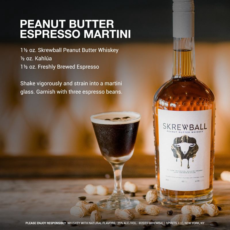 slide 3 of 9, Skrewball Peanut Butter Whiskey - 750ml Bottle, 750 ml