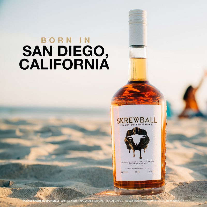 slide 4 of 9, Skrewball Peanut Butter Whiskey - 750ml Bottle, 750 ml