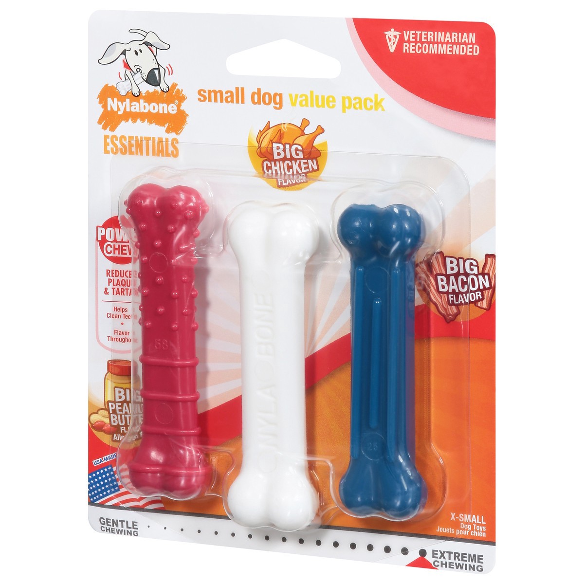 slide 5 of 13, Nylabone Power Chew Extreme X-Small Dog Toy Value Pack 1 Each, 1 ct