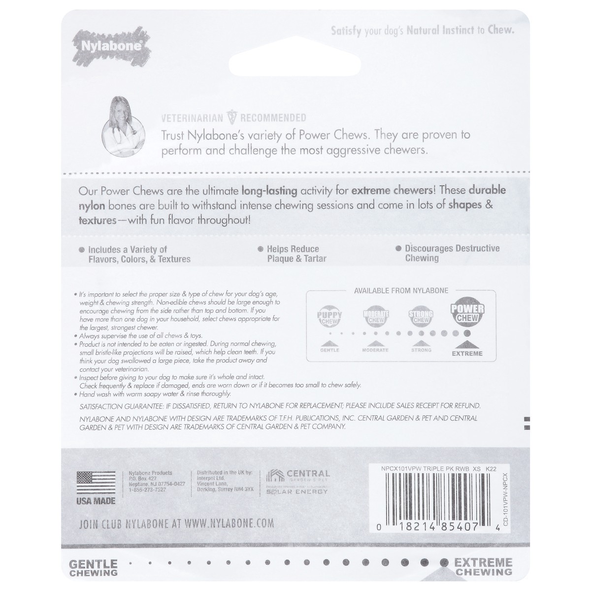 slide 9 of 13, Nylabone Power Chew Extreme X-Small Dog Toy Value Pack 1 Each, 1 ct