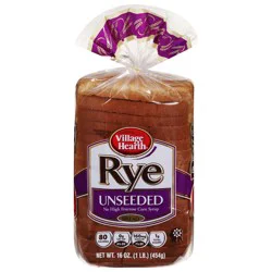 Village Hearth Unseeded Rye Bread 16 oz