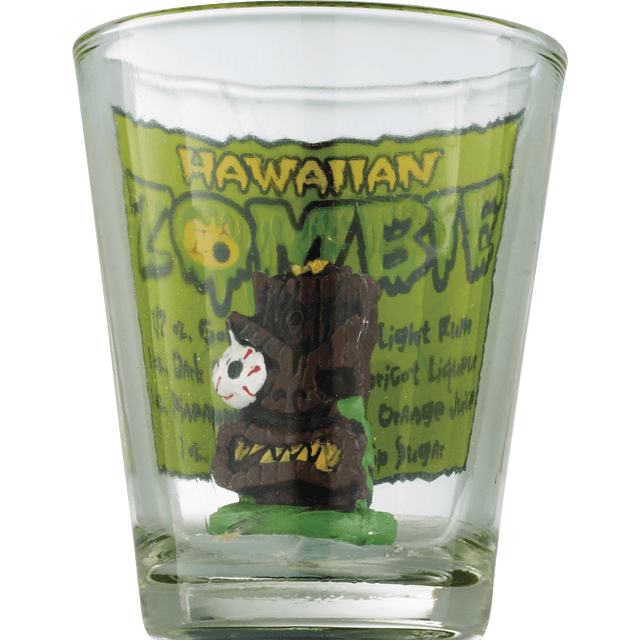 slide 1 of 1, Shot Glass Polyresin Hawaiian Zombi, 1 ct