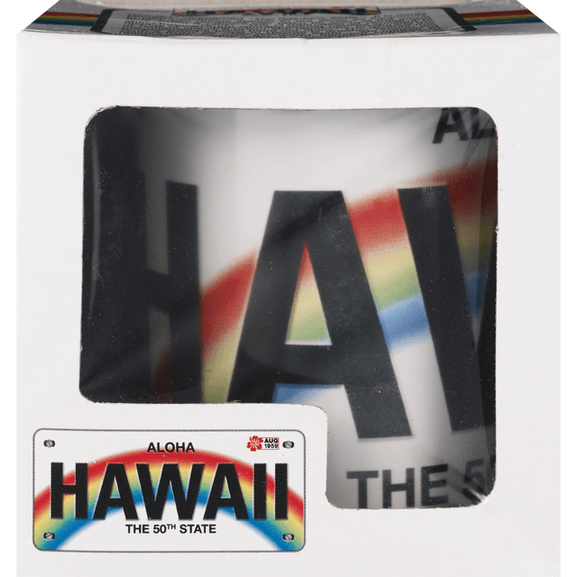 slide 1 of 1, Cer Mug 11 Oz Hawaii License; 1 Ea, 1 ct