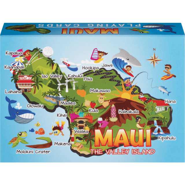 slide 1 of 1, Pl Cards Maui Fun Map; 1 Ea, 1 ct