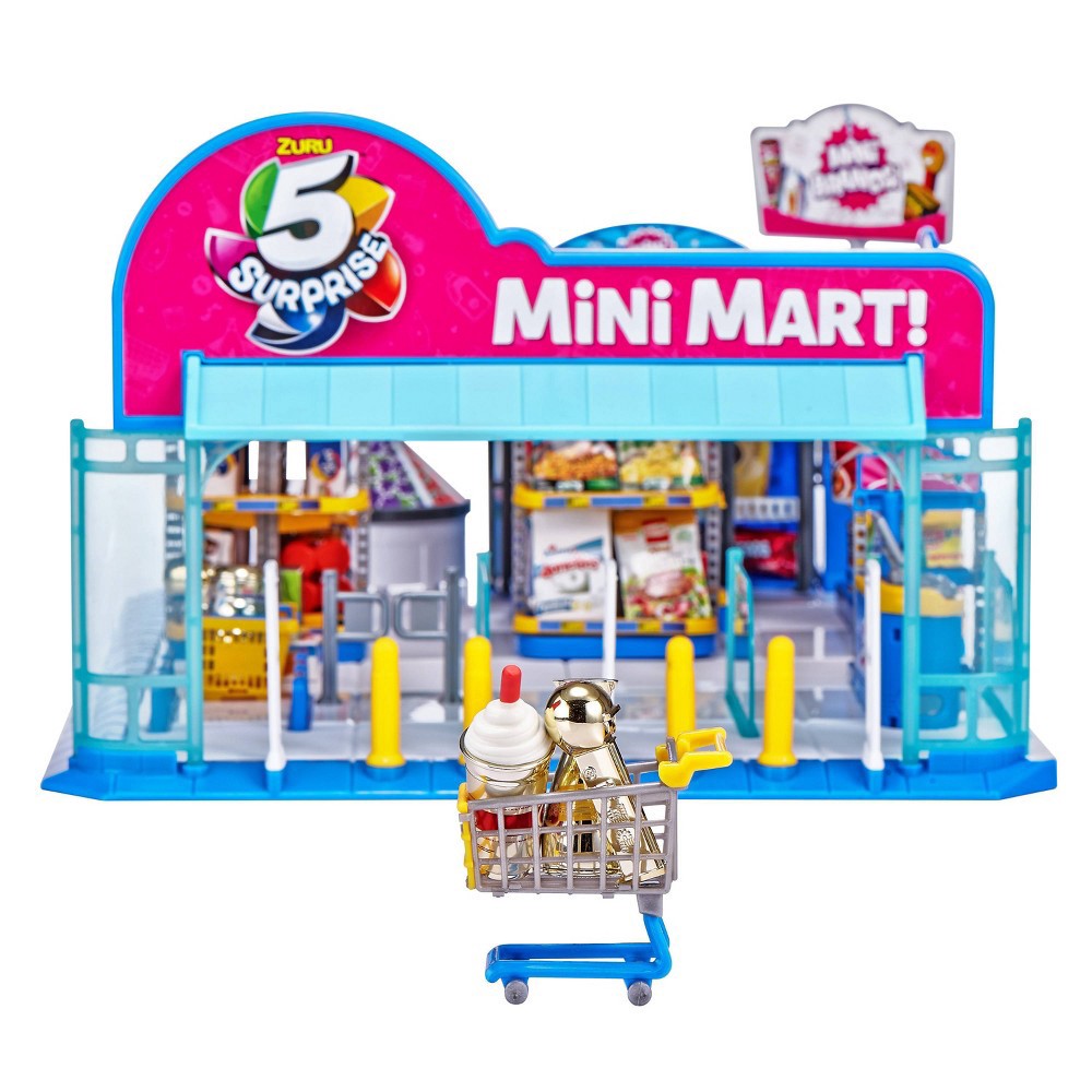slide 6 of 9, 5 Surprise Mini Brands Series 3 Mini Mart Playset, 1 ct