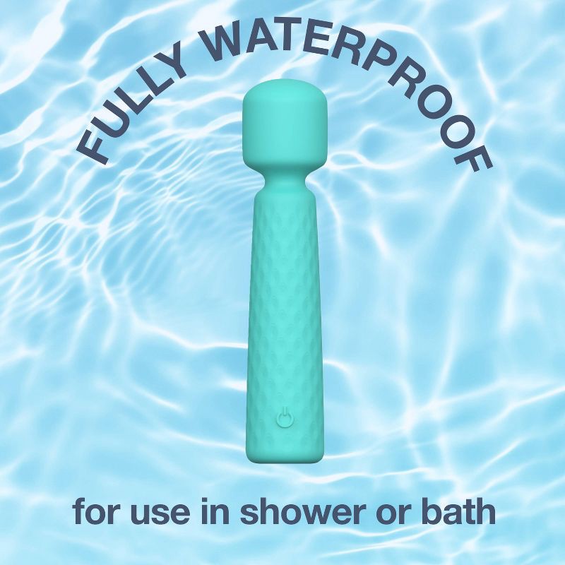 slide 4 of 12, plusOne Rechargeable and Waterproof Wand Vibrator, 1 ct