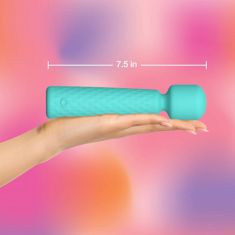 slide 6 of 12, plusOne Rechargeable and Waterproof Wand Vibrator, 1 ct