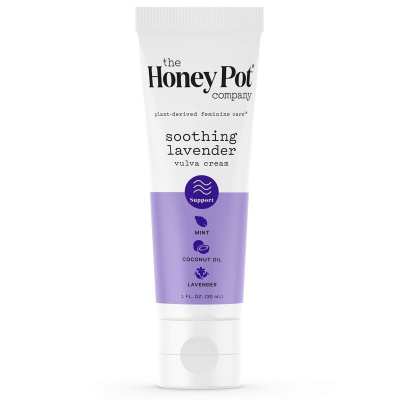 slide 2 of 9, The Honey Pot Company, Soothing Lavender Vulva Cream - 1 fl oz, 1 fl oz