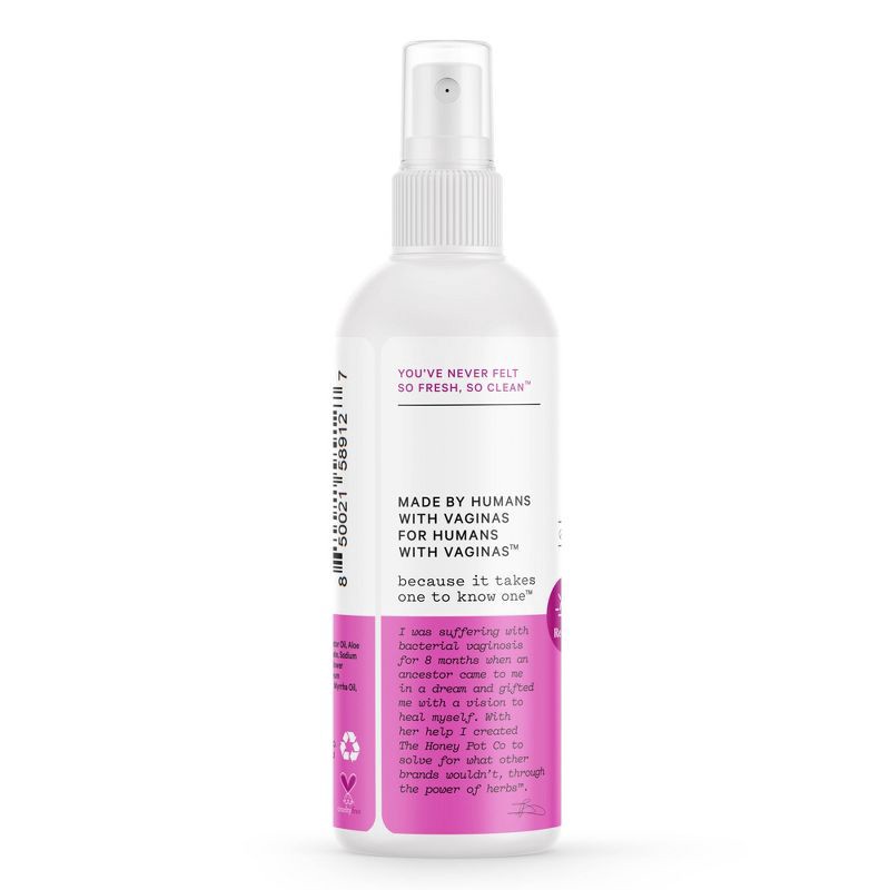 slide 6 of 8, The Honey Pot Company, Jasmine Frankincense Refreshing Panty and Body Plant-Derived Deodorant Spray - 4 fl oz, 4 oz