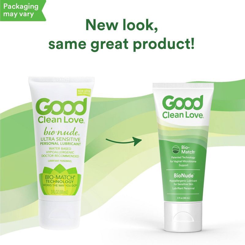 slide 7 of 9, Good Clean Love BioNude Ultra Sensitive Personal Lube - 3oz, 3 oz