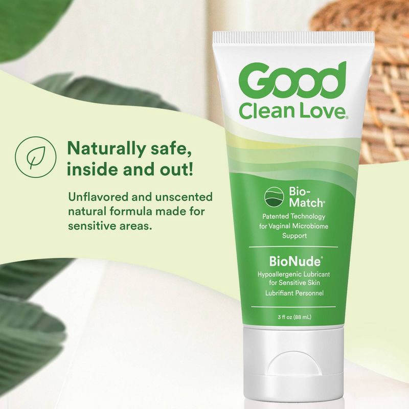slide 8 of 9, Good Clean Love BioNude Ultra Sensitive Personal Lube - 3oz, 3 oz