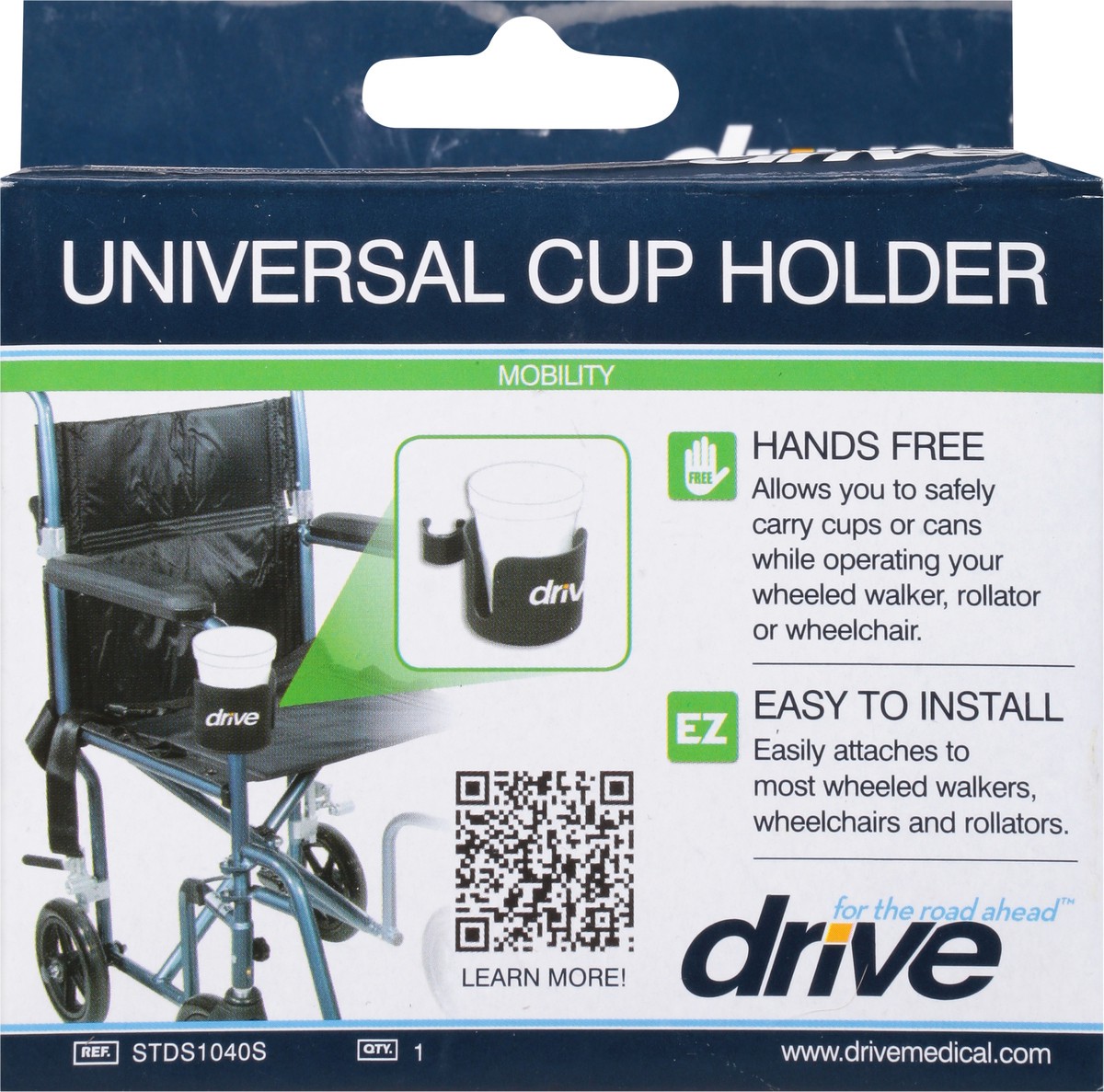 slide 7 of 9, Drive Mobility Universal Cup Holder 1 ea, 1 ct