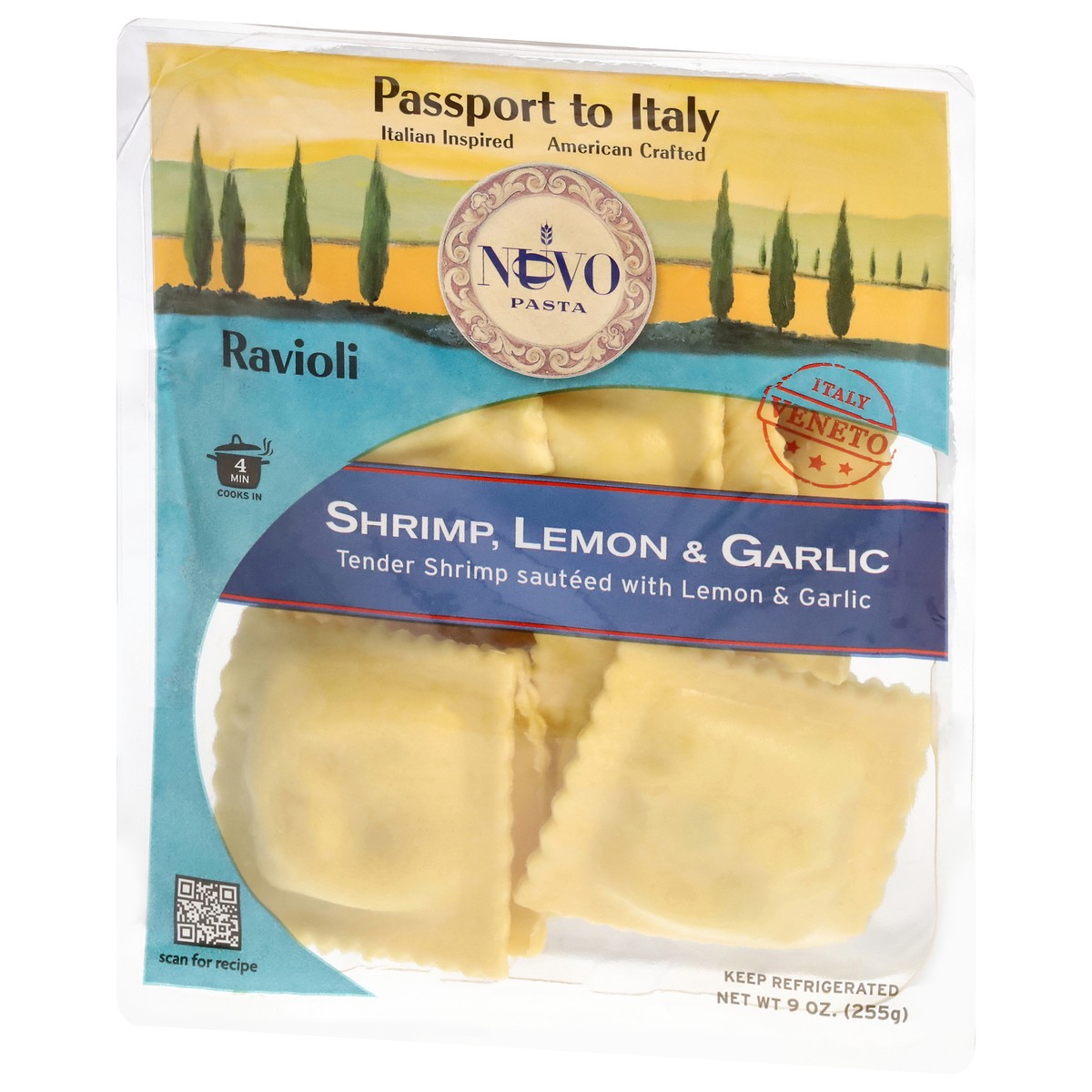 slide 12 of 13, Nuovo Shrimp Lemon & Garlic Ravioli 9 oz, 1 ct