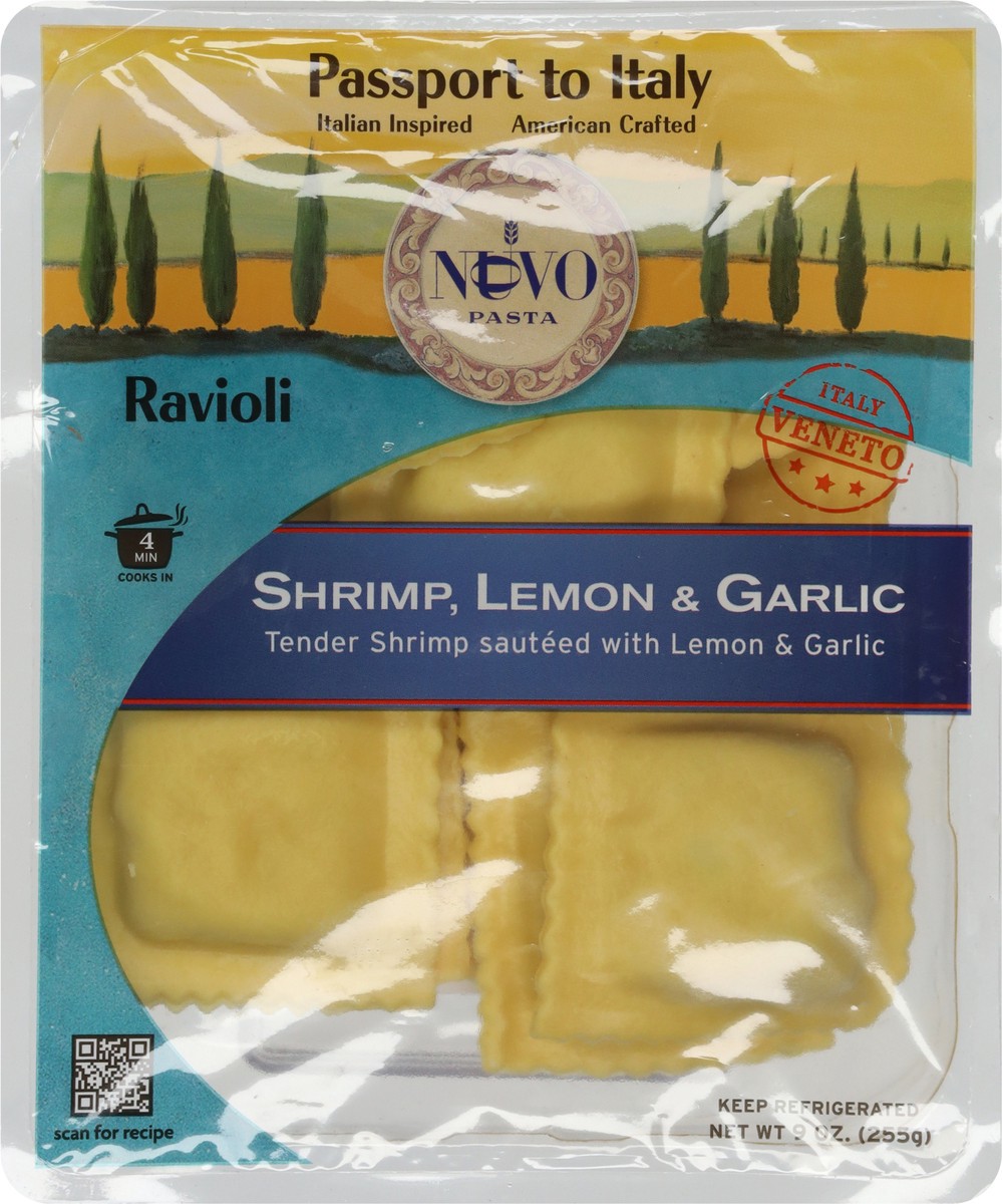 slide 13 of 13, Nuovo Shrimp Lemon & Garlic Ravioli 9 oz, 1 ct