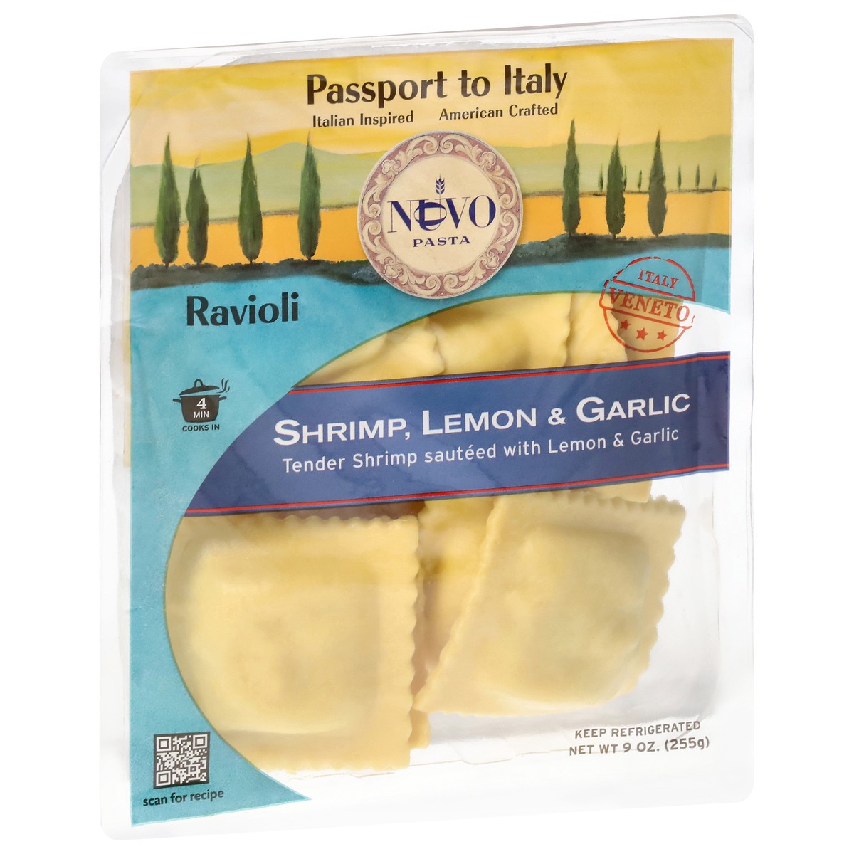 slide 10 of 13, Nuovo Shrimp Lemon & Garlic Ravioli 9 oz, 1 ct