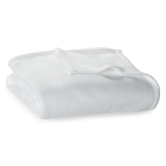 slide 1 of 1, Berkshire Blanket Original Twin Fleece Blanket - White, 1 ct