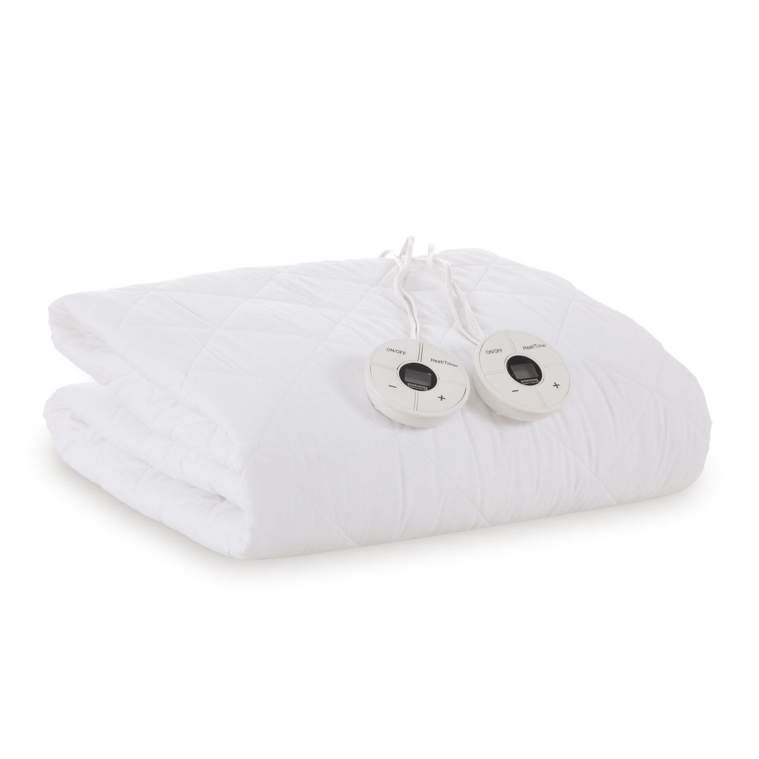 slide 3 of 3, BERKSHIRE BLANKET Berkshire Heated Mattress Pad, Queen, 60 x 80                    +15 in