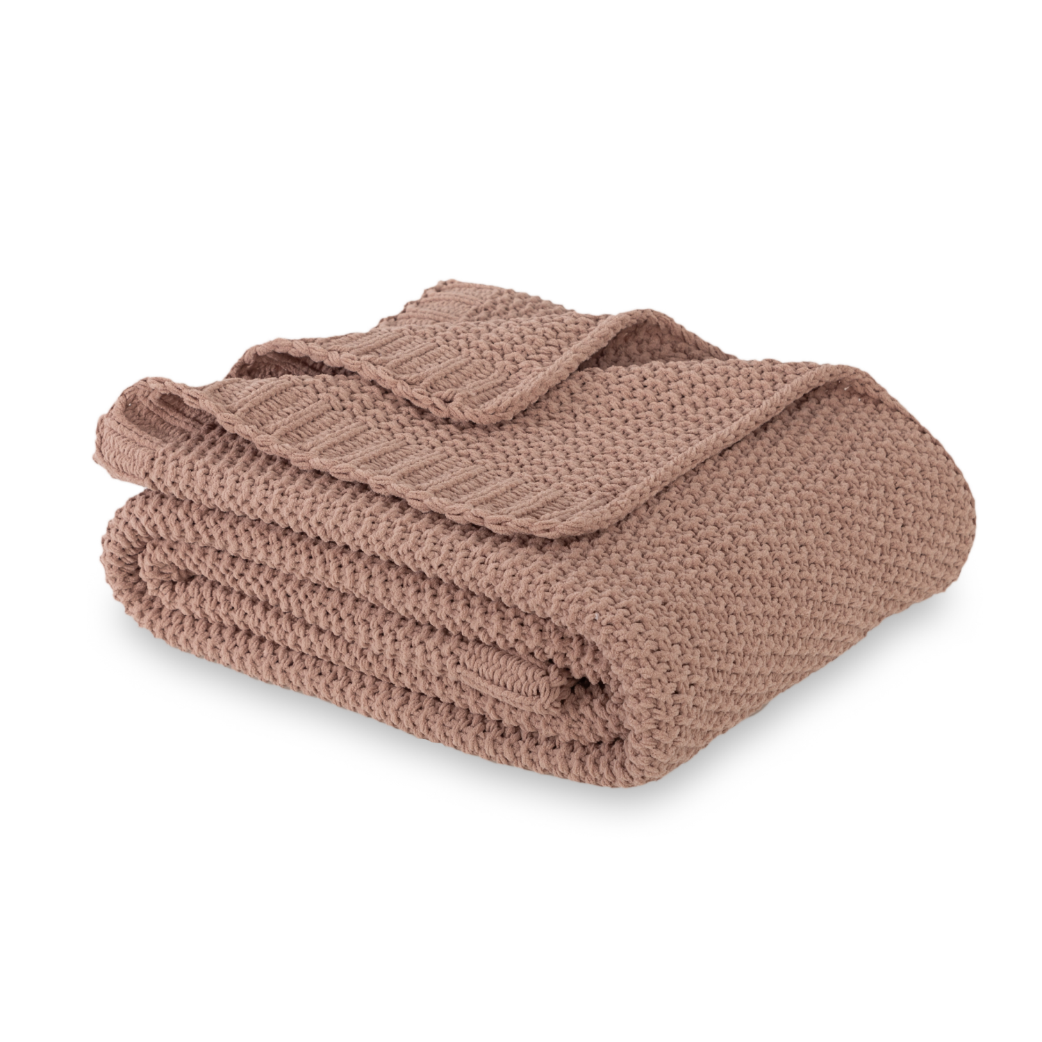 slide 3 of 4, BERKSHIRE BLANKET Berkshire Seed Knit Chenille Throw Chino, 50 In X 70 In, 50 in x 70 in