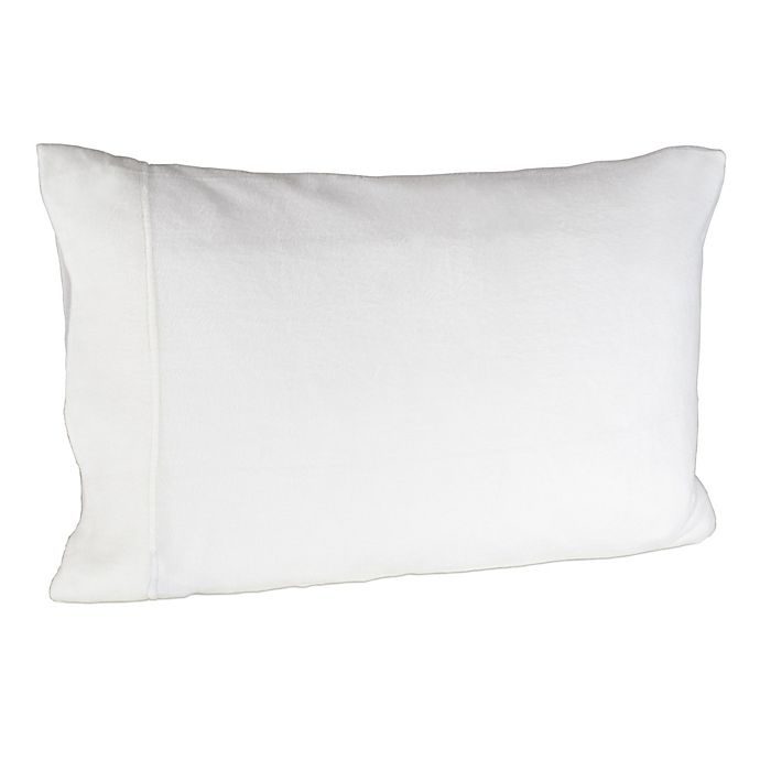 slide 2 of 2, Berkshire Blanket Original Microfleece King Pillowcase - White, 2 ct