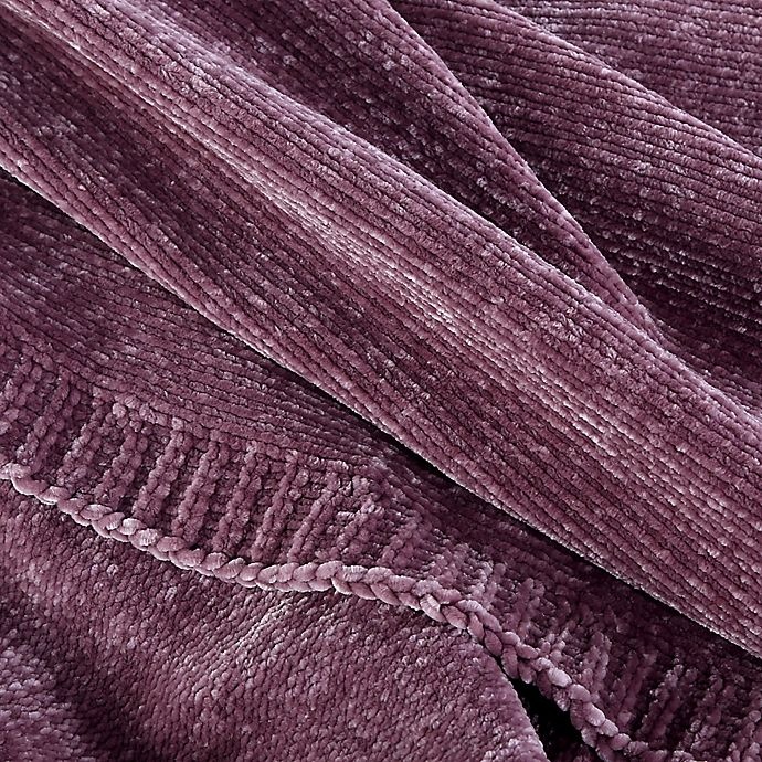 slide 2 of 3, Berkshire Blanket Solid Chenille Throw Blanket - Lavender, 1 ct