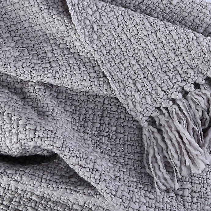 slide 3 of 3, Berkshire Blanket & Home Co. Tweed Boucle Throw Blanket - Medium Grey, 1 ct