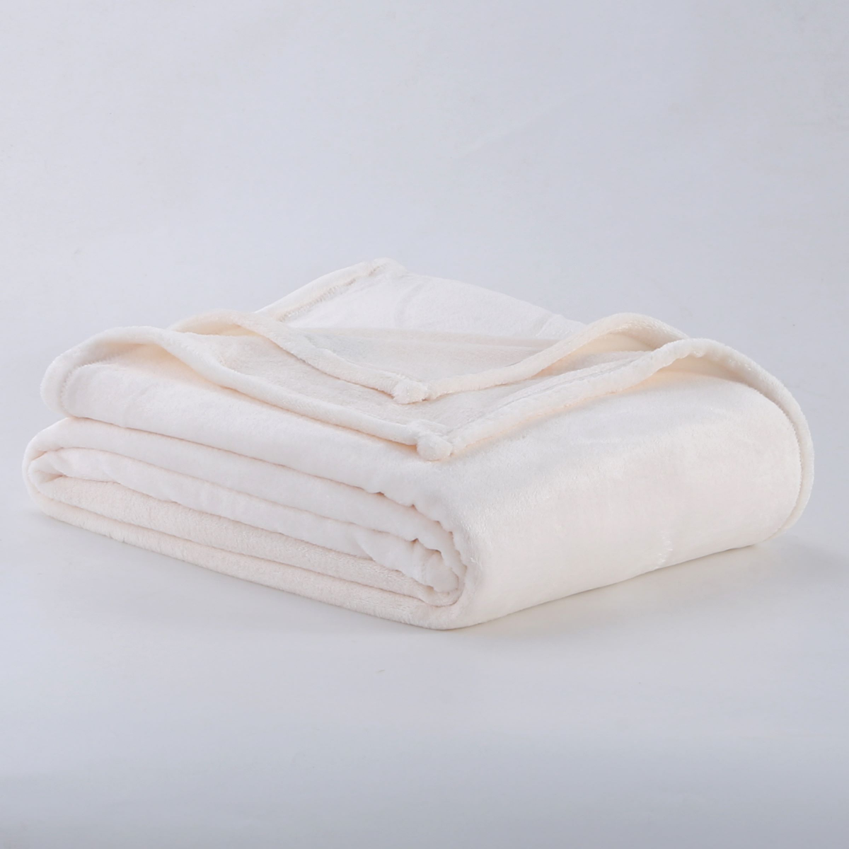 slide 3 of 3, BERKSHIRE BLANKET Berkshire Perfect Touch Blanket Cream Full Queen, 1 ct