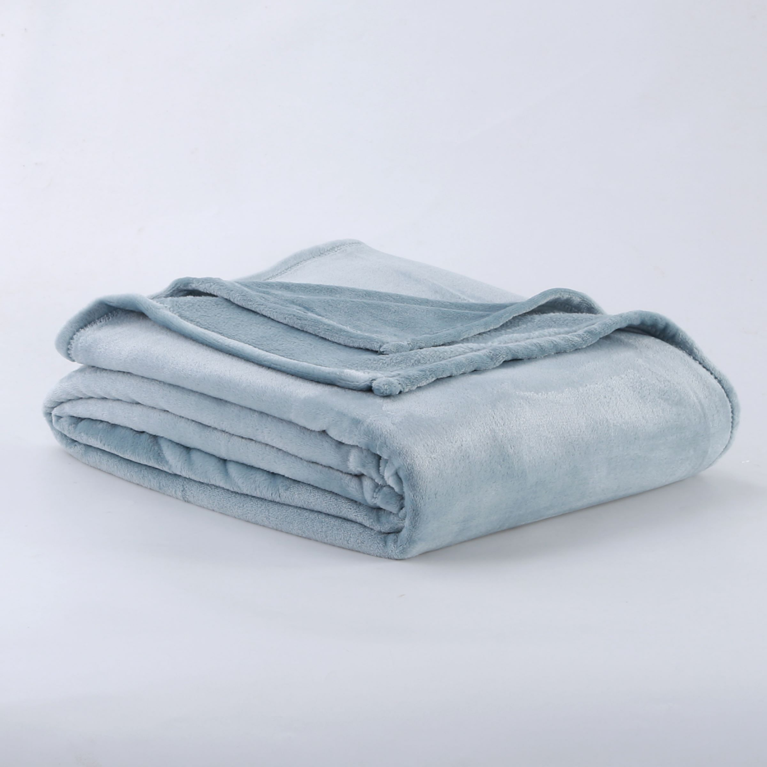 slide 2 of 3, BERKSHIRE BLANKET Berkshire Perfect Touch Blanket Blue Stencil Full Queen, 1 ct