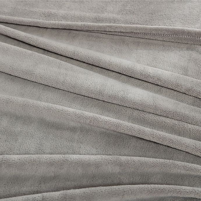 slide 2 of 3, Berkshire Blanket Serasoft Full/Queen Blanket - Grey, 1 ct