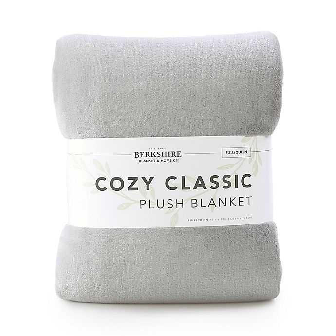 slide 3 of 3, Berkshire Blanket Serasoft Full/Queen Blanket - Grey, 1 ct