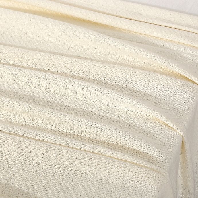 slide 2 of 4, Bee & Willow Home Cotton Knit Full/Queen Blanket - Ivory, 1 ct